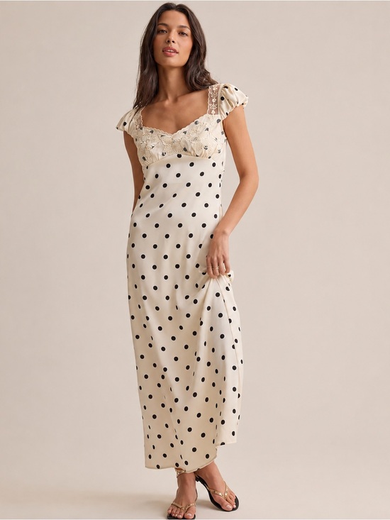 Altar'd State Dresses & Skirts - Altar'd State Annalise Midi Dress Polka Dot S NWT